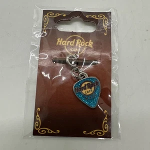Hard Rock Cafe Charm Maui Teal Sparkle Gitarren-Plektrum Standort geschlossen 2023 - Bild 1 von 7