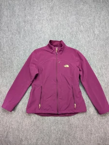 North Face Jacke Damen Large Softshell Windbreaker Full Zip Fleece gefüttert - Bild 1 von 10