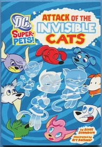 DC Super-Pets : Attack of the Invisible Cats ~ Picture Window Books ~ signed - Picture 1 of 2