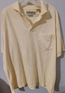 Munsingwear Dry Dimensions Men's Short Sleeve Polo Shirt Yellow XLarge - Picture 1 of 4