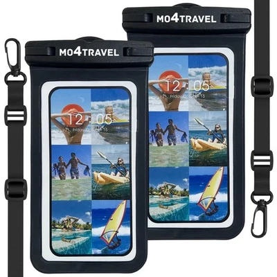 Waterproof Phone Pouch Compatible iPhones (15 Pro Max/14/13/12/11), Samsung Gala - Image 1 of 4