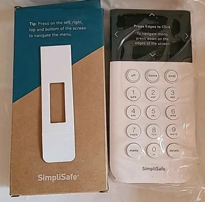 SimpliSafe SSKP3W Keypad White Wireless Touch-to-Wake Home Security NEW In Box - Picture 1 of 10