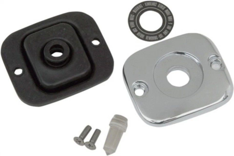 Tapa de cilindro maestro delantero cromado V-Factor 45458 para Harley Softail Dyna Foto 1 de 1