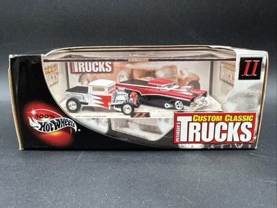 2000 Hot Wheels 100% Two Car Set PETERSENS CUSTOM CLASSICS TRUCKS Free Shipping - Image 1 of 4