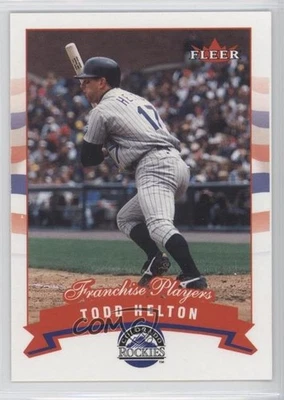 2002 Fleer Franchise Players Todd Helton #10 HOF - Image 1 of 2