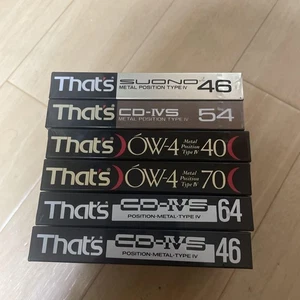 That'S Metal Position Cassette 6 Pieces Summary - Picture 1 of 8