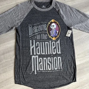DisneyPark "Welcome to the Haunted Mansion" Shirt 3/4 Sleeve Sz M Retired - Picture 1 of 14
