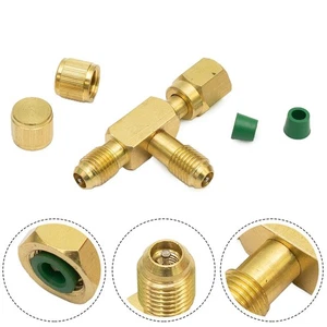 Tee Adapter Replace SAE Flare Add Gauge Deep Vacuum Pump/Manifold Set Newest/new - Picture 1 of 22