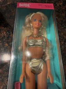 Barbie 11.5 bambola Mattel 1390 Sun Sensation 1991 nuova con scatola rossetto vero per te - Foto 1 di 9