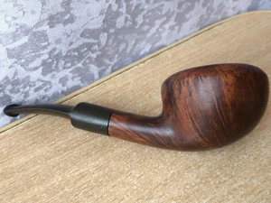RARE Vintage old PIPE HOLDER Wooden pipe Hand Made Stanwell Denmark Danish - Picture 1 of 24