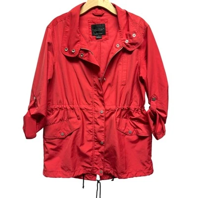 Sanctuary by Anthropologie Women Windbreaker Anorak Full Zip Snap Lightweight - Image 1 of 4