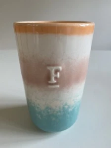 Brand New - Anthropologie Wanda Monogram Tumbler/Cup. Letter "F". - Picture 1 of 5