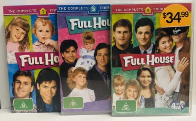 Full House Season 1, 3 & 4 Only | Mixed Season Region 4 DVD Lot - FREE POST - image 1 of 4