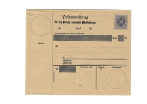 GERMANY (Wurttemberg) Mint Stationery - creased - Picture 1 of 2