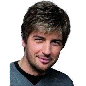 Echthaar Toupet für Männer Haarteile Herrenperücke Human Hair Toupee - Bild 1 von 9