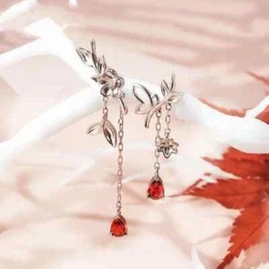 Tian Guan Ci Fu Hua Cheng Xie Lian Cosplay S925 Orecchini Accessori Gioielli - Foto 1 di 6