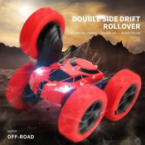 RC Car Children Double Sided Flip 2.4Ghz Remote Control 360 Rotation Off Road - Picture 1 of 28