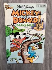 1989 Walt Disney's  "Mickey and Donald and the Beanstalk"  Comic Book