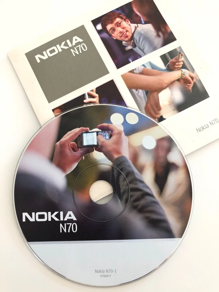 Original Nokia N70 manual CD instructions mobile phone N70-1 - Image 1 of 1
