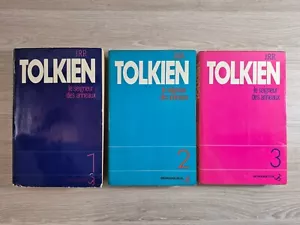 TOLKIEN Der Herr der Ringe Bände 1 2 und 3 BURGOIS 1972 -75 -74 MIT KARTE - Bild 1 von 12