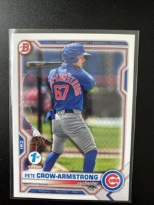 Bowman Draft 2021 1a edizione #BD12 Pete Crow-Armstrong Cubs - Foto 1 di 2
