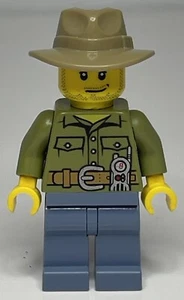 Lego City Volcano Explorer (Minifigure, CTY0694, 60124, 60125, Male, Cracked) - Picture 1 of 12