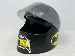 Vintage Batman Motorcycle Helmet With Visor Halloween Costume Toy DC 🦇 - Picture 1 of 9