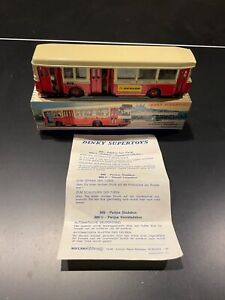 Rare Vintage Dinky Supertoys France 889U Autobus Urbain with Leaflet in Box