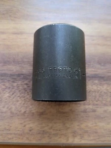 New !!! PROTO TOOLS 1-1/8" IMPACT SOCKET, 1/2" DRIVE, 7436 - Picture 1 of 3