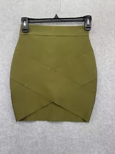 Gonna da donna senza marchio bodycon taglia small mini benda verde - Foto 1 di 10