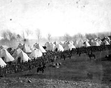 New 8x10 Civil War Photo: 5th Vermont Infantry Regiment at Camp Griffin Virginia