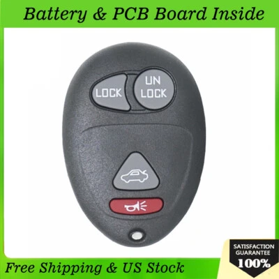 Para 2001 2002 2003 2004 2005 Buick Century Pontiac Aztek Control Remoto Coche Llavero Foto 1 de 4