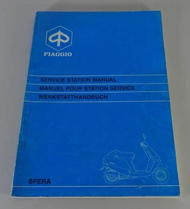 Manual De Taller Piaggio Sfera Scooter 50 CCM De 1991 - Imagen 1 de 5