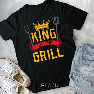Camiseta King Of The Grilling Master Chef Cocina Barbacoa Regalo Unisex - Imagen 1 de 11