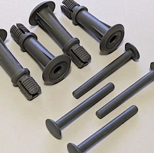 4x Large expanding plug and pin grey IKEA 130887 130885 - Imagen 1 de 4