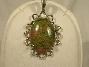 25x18mm Unakite Pendant - Picture 1 of 1