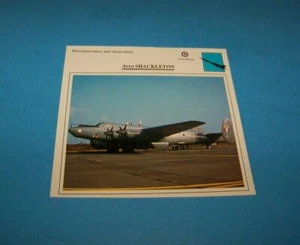 Avro Shackleton Great Britain Military Aircraft Photo / Information Card - Picture 1 of 2