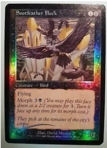 #009 | SOOTFEATHER FLOCK | PROMO FOIL | LEGIONS | MTG | LP/NM - Picture 1 of 2