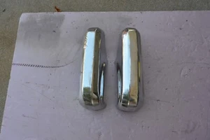 53-54 PLYMOUTH FRONT CHROME BUMPER GUARDS - Picture 1 of 7