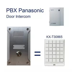 Tador DoorSonic door phone intercom = same KX-T30865 original Panasonic panel. - Picture 1 of 8
