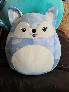 Squishmallows Blue Arctic Fox 12” Kellytoy EUC - Picture 1 of 6