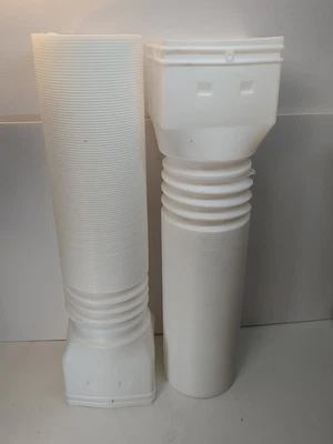 2Pack Expandable Flex Drain Downspout Extension 21-60″ Rain Pipe Spout Gutter - Image 1 of 4
