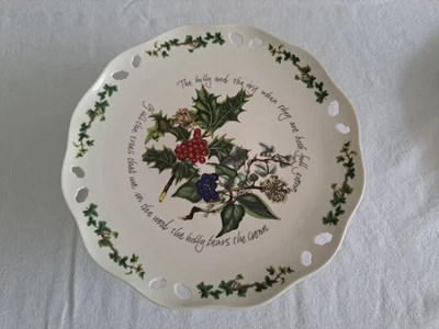 Portmeirion The Holly & The Ivy Footed Cake Plate - Image 1 of 4