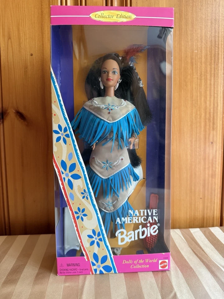  Barbie nativa americana edición coleccionista muñecas del mundo 1996 Foto 1 de 3