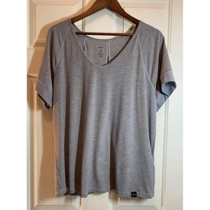 Under Armour Athlete Recovery Sleepwear Top Womens XL Gray Short Sleeve - Picture 1 of 9