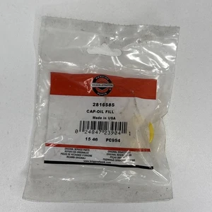 Tappo di riempimento olio giallo originale OEM Briggs & Stratton PART # 281658S - Foto 1 di 4