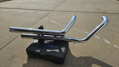 Kawasaki Vulcan 1500 2003 sistema de escape Mean Streak Stock Foto 1 de 2