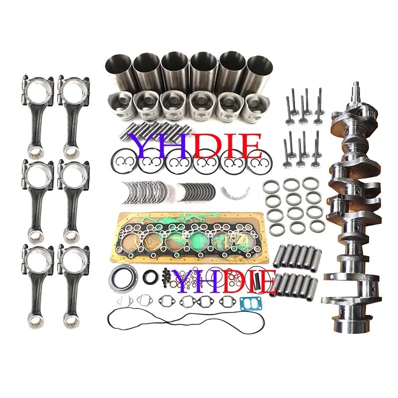 6D31 6D31T Engine Rebuild Kit &Crankshaft &Rods For Mitsubishi Engine Fuso Truck Foto 1 de 1