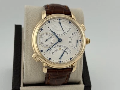 Maurice Lacroix Masterpiece Double Retrograde MP7018 18k Rose Gold 43mm - Imagem 1 de 4