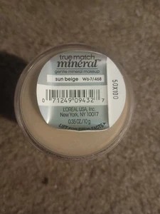 LOreal Paris True Match Mineral Powder - Sun Beige W6-7 / 468 - NEW & SEALED - Picture 1 of 7
